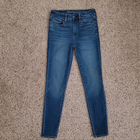 AMERICAN EAGLE NE(X)T LEVEL STRETCH HI RISE JEGGING JEANS - Picture 1 of 5
